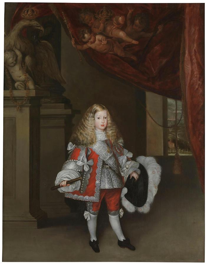 Charles II as a Child. Ca. 1670. Oil on canvas. Painting by Sebastian De Herrera Barnuevo