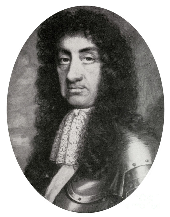 Charles II Of England, 1660-1685 1912 Drawing by Print Collector