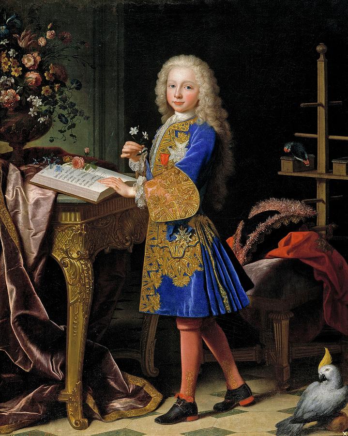 Charles III of a Spain, as a child, ca. 1724, French School, Oil on canvas, 145,5 ... Painting by Jean Ranc -1674-1735- Charles III of a Spain, as a child, ca. 1724, French School, Oil on canvas, 145,5 ... Painting by Jean Ranc -1674-1735-