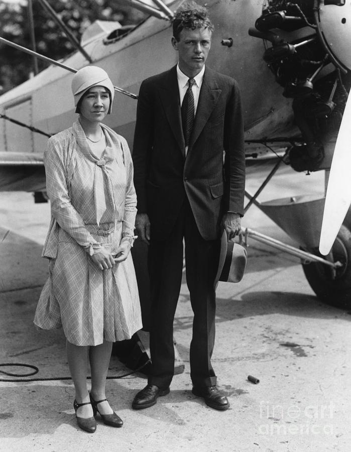 Charles Lindbergh And His Wife Anne Photograph by Bettmann