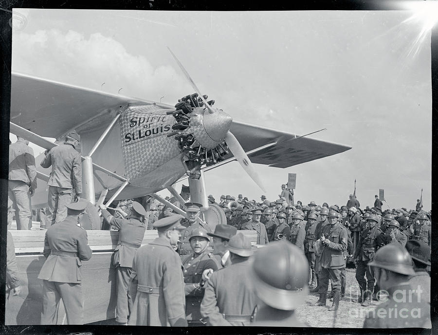 Charles Lindberghs Plane Photograph by Bettmann