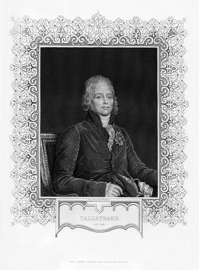 Charles Maurice De Talleyrand-perigord Drawing by Print Collector