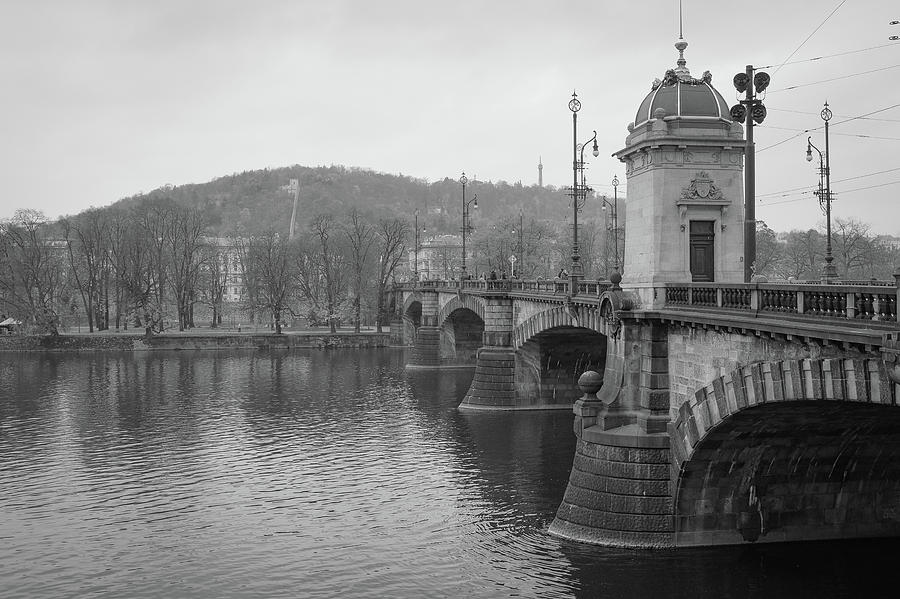 Charles River Bridge Prague Photograph by Mark Duehmig