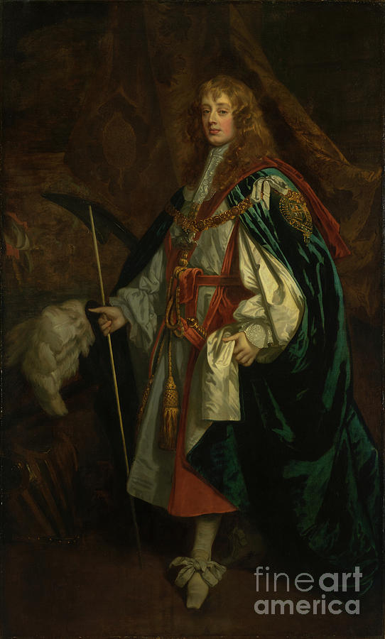 Charles Stuart, Third Duke Of Richmond And Sixth Duke Of Lennox Painting by Peter Lely