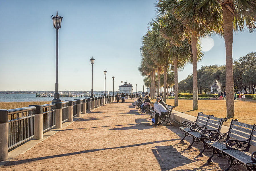 Charleston Boardwalk Photograph by Framing Places