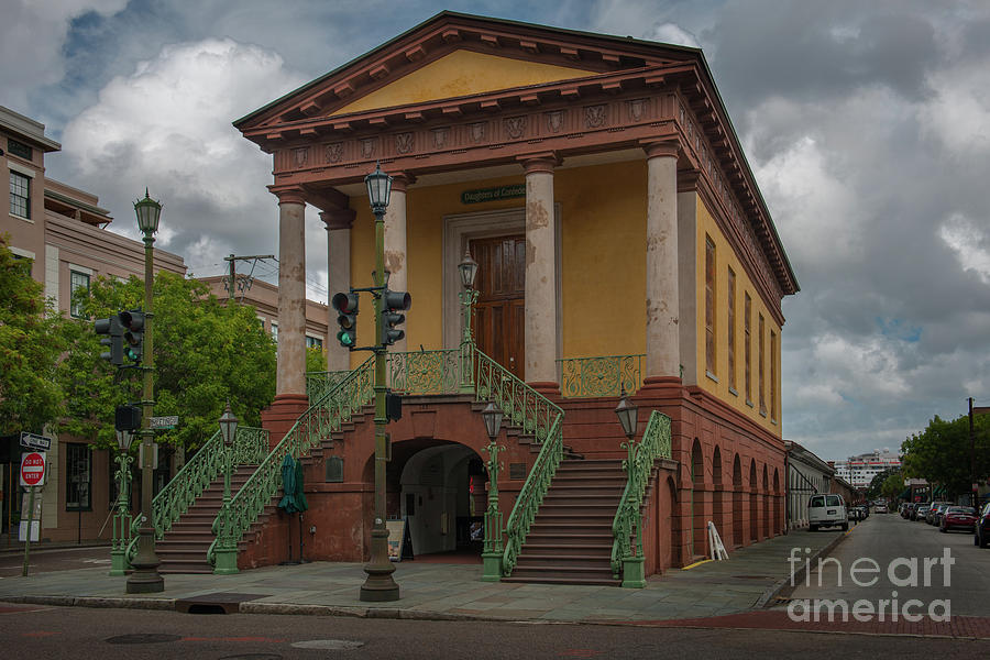 Charleston Greek Revival Landmark Bulit In 1841 Photograph