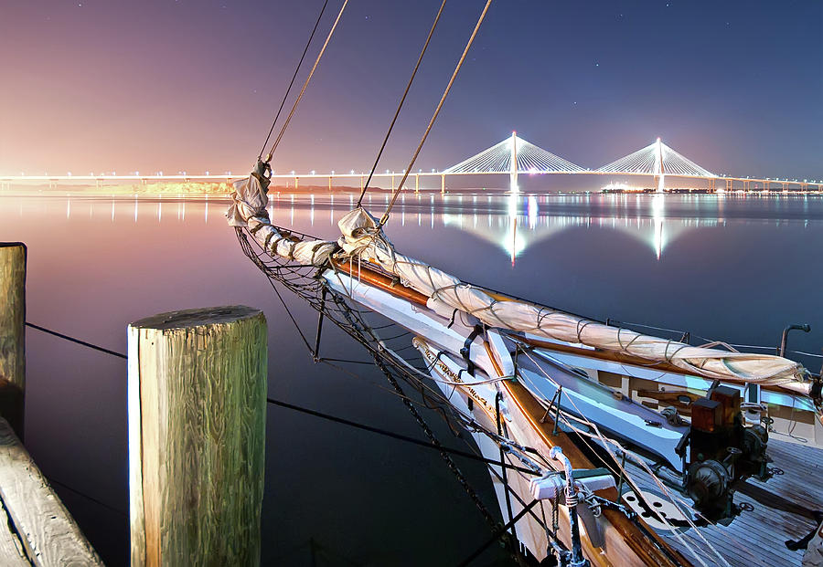 Charleston Harbor Photograph by Sky Noir Photography By Bill Dickinson
