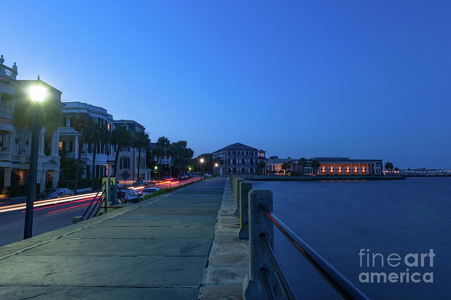 Charleston Nightlife - Long Exposure Photograph by Dale Powell