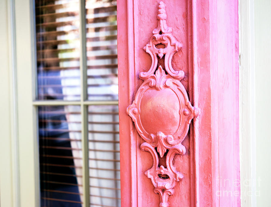 Pink Photograph - Charleston Rainbow Row Pink Details by John Rizzuto Pink Photograph - Charleston Rainbow Row Pink Details by John Rizzuto
