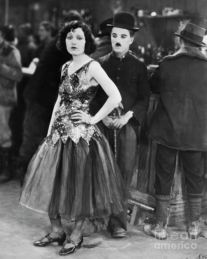 Charlie Chaplin And Georgia Hale Photograph by Bettmann