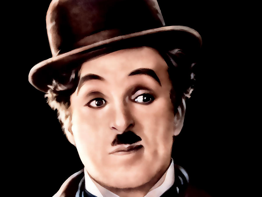 Charlie Chaplin Art Mixed Media by Marvin Blaine