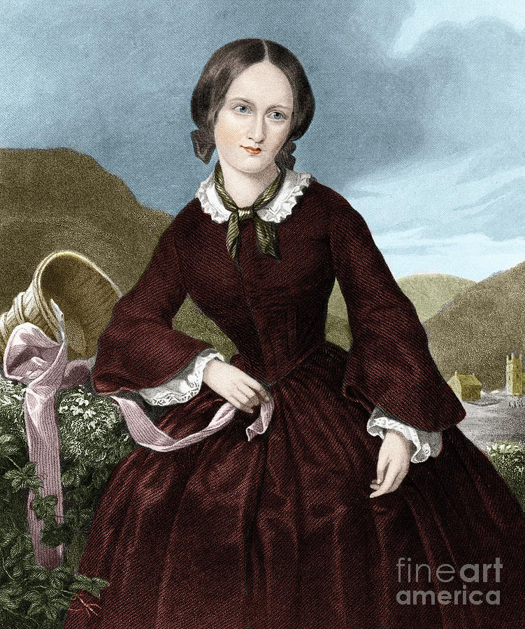 Charlotte Bronte Painting by English School