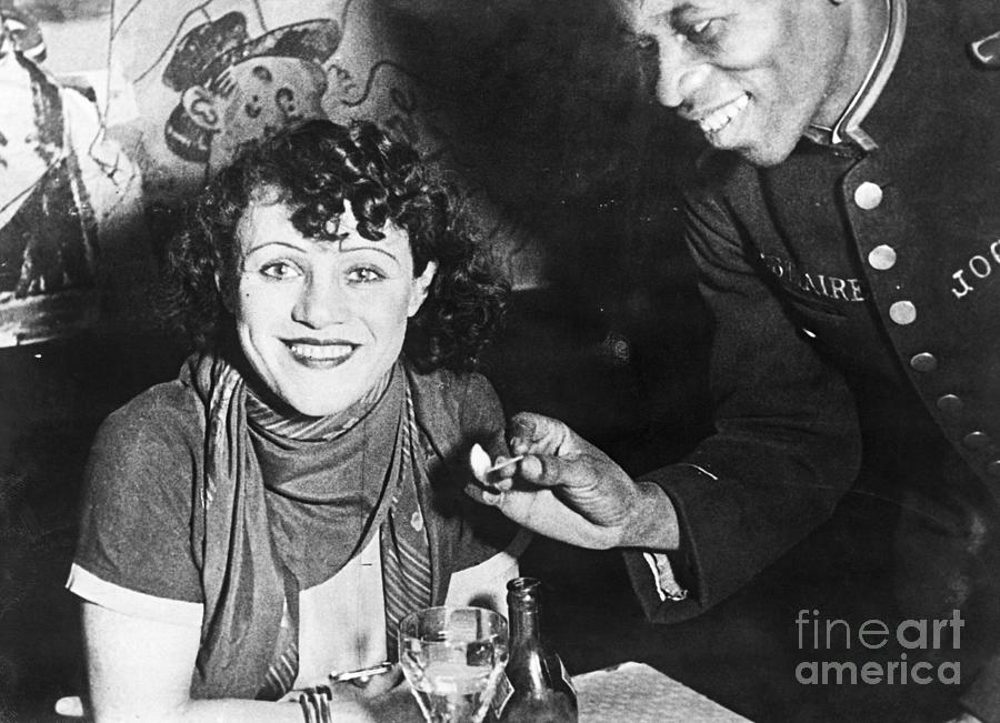 Charlotte Cobler At Parisian Cafe Photograph by Bettmann Charlotte Cobler At Parisian Cafe Photograph by Bettmann