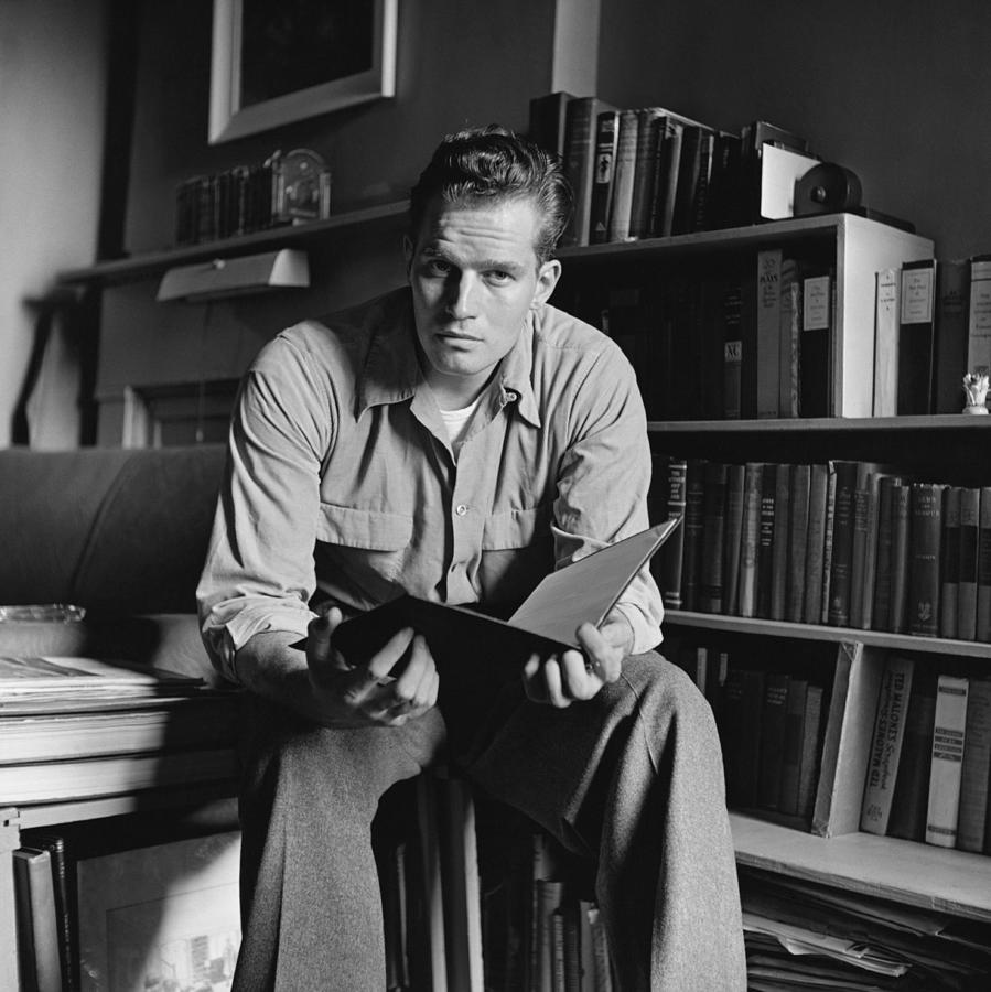 Charlton Heston Photograph by Guy Gillette