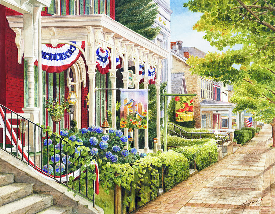 Independence Day Painting - Charm Of Ephata by Mary Irwin