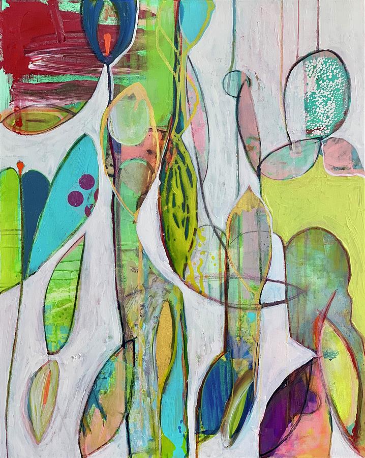 Painting Mixed Media - Charming Aesthetic by Donna Stubbs Painting Mixed Media - Charming Aesthetic by Donna Stubbs