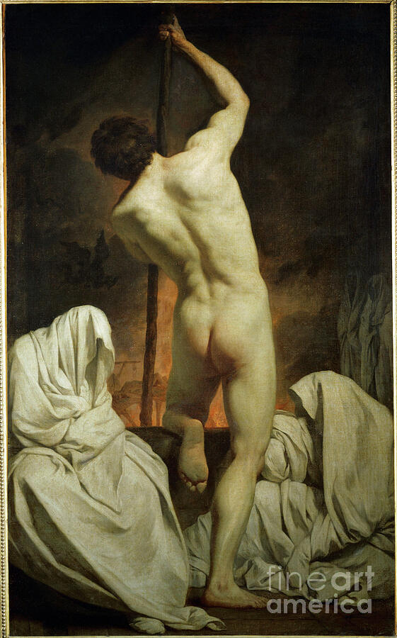 Charon Passant Les Ombres Charon In The Underworld Painting by Pierre Subleyras Charon Passant Les Ombres Charon In The Underworld Painting by Pierre Subleyras