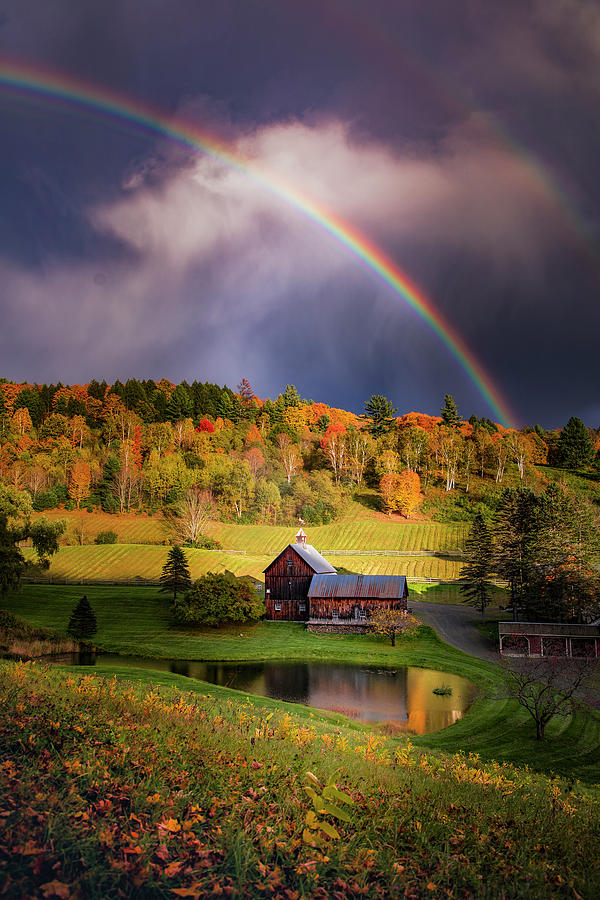 Chasing Rainbows, Vermont Photograph by Vincent James