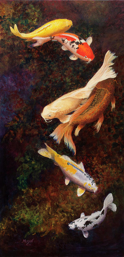Chasing Tail Painting by Megan Collins