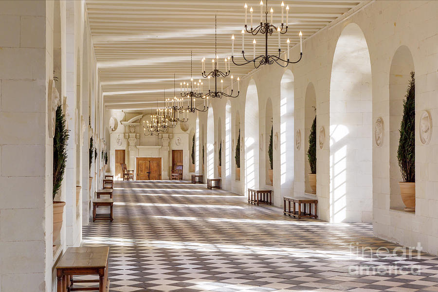 Chateau Chenonceau Interior - Loire Valley France Photograph by Brian Jannsen