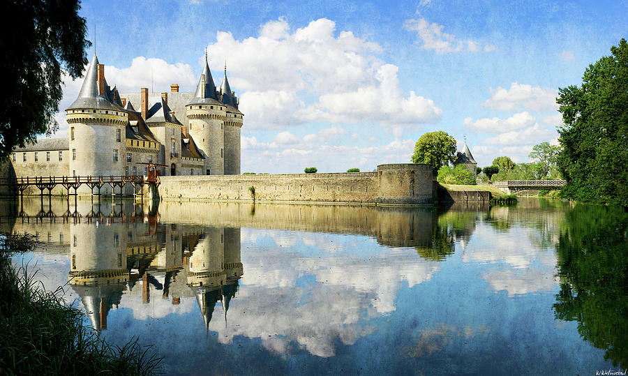 Chateau de Sully sur Loire in the sun - vintage version Photograph by Weston Westmoreland