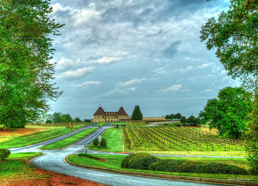 Braselton GA Chateau Elan 7 Winery Golf and Meeting Resort Landscape Architectural Art Photograph by Reid Callaway
