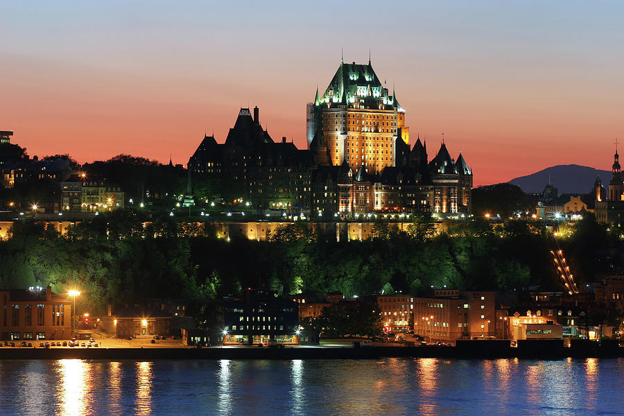 Chateau Frontenac In Old Quebec City At Photograph by Buzbuzzer