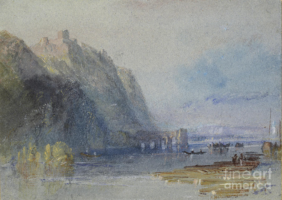 Chateau Hamelin, Circa 1830 Watercolor By Turner Painting by Joseph Mallord William Turner