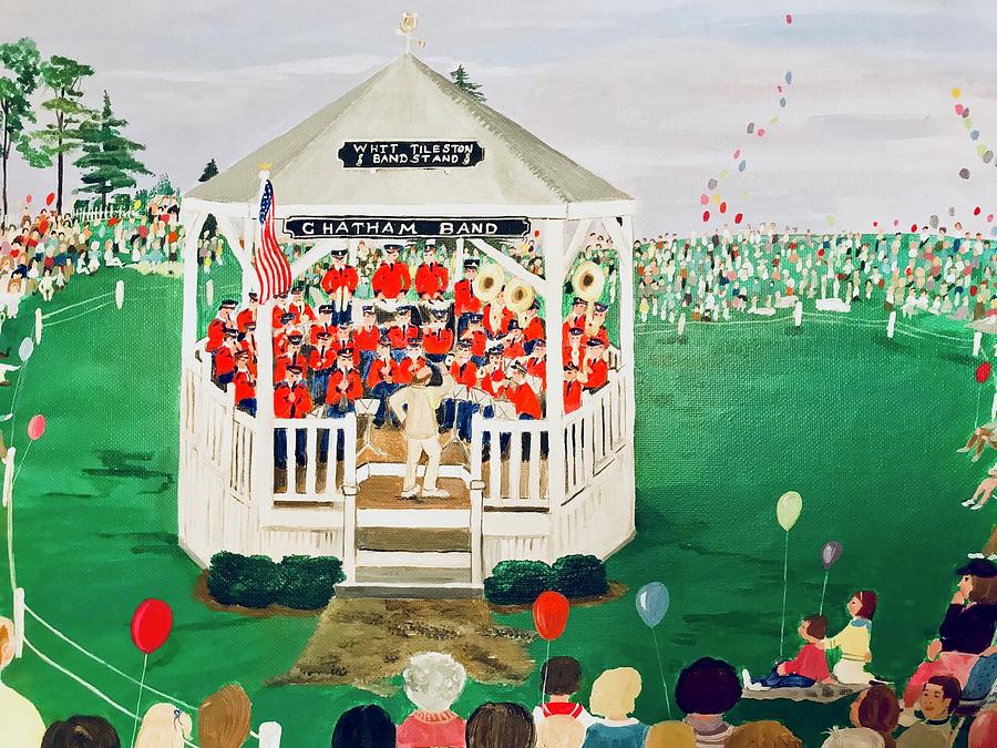 Chatham Bandstand, Cape Cod Painting by Martha McElroy | Fine Art America