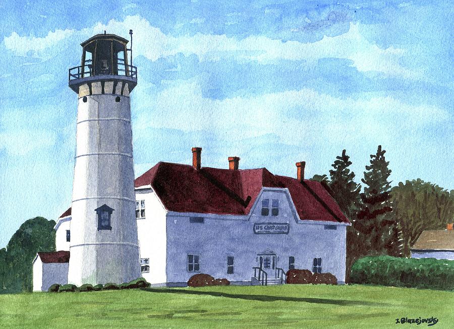 Chatham Lighthouse, Cape Cod Painting by Jeff Blazejovsky