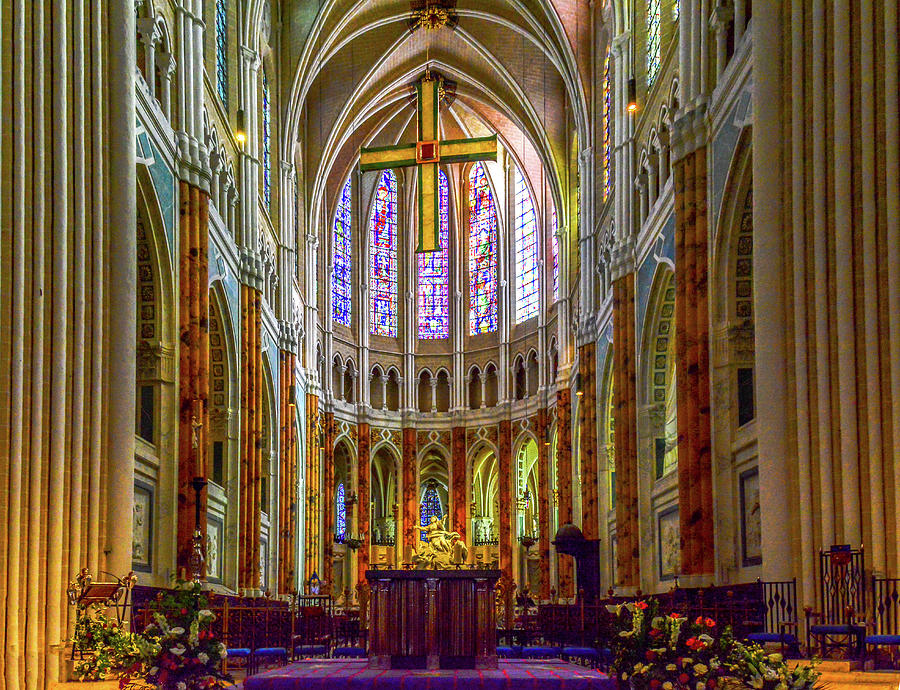 Chartres Cathedral Photograph by Marcy Wielfaert