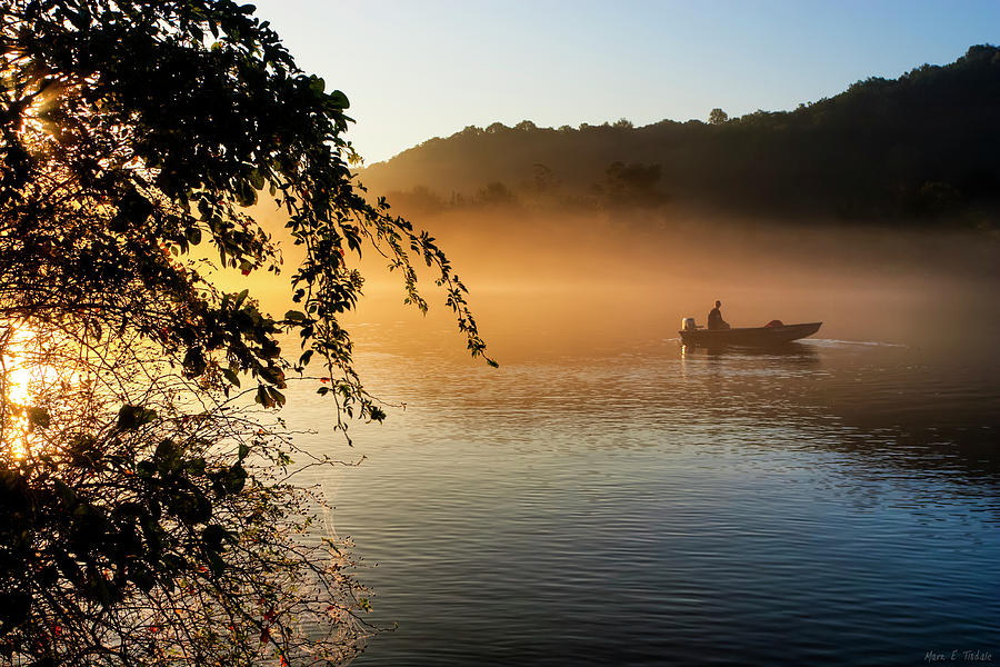Chattahoochee Fishing At Sunrise - Georgia Photograph by Mark Tisdale