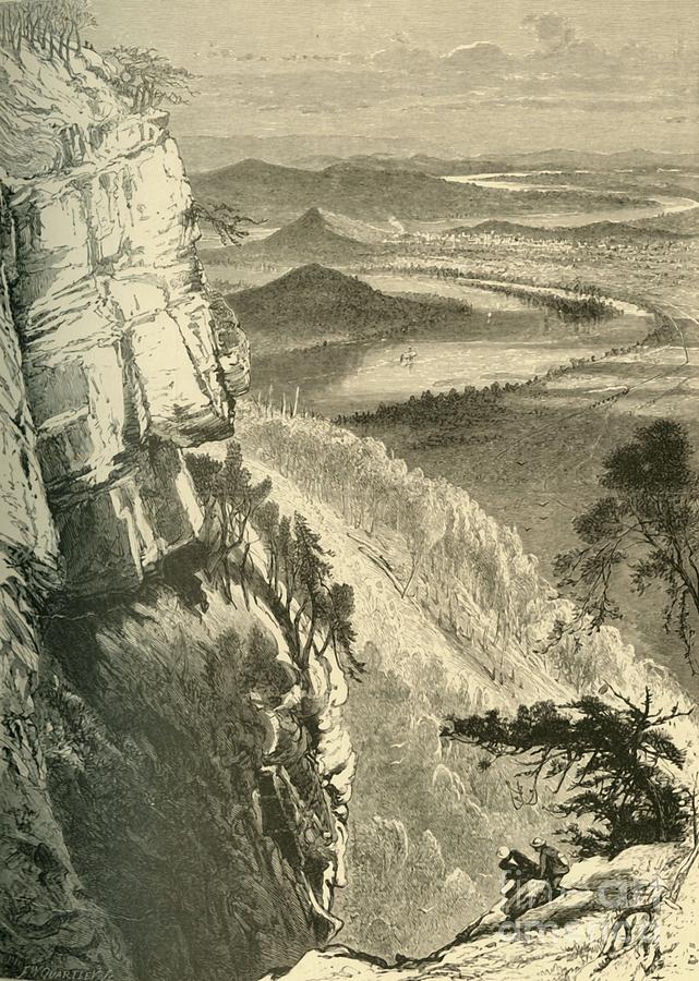 Chattanooga And The Tennessee Drawing by Print Collector