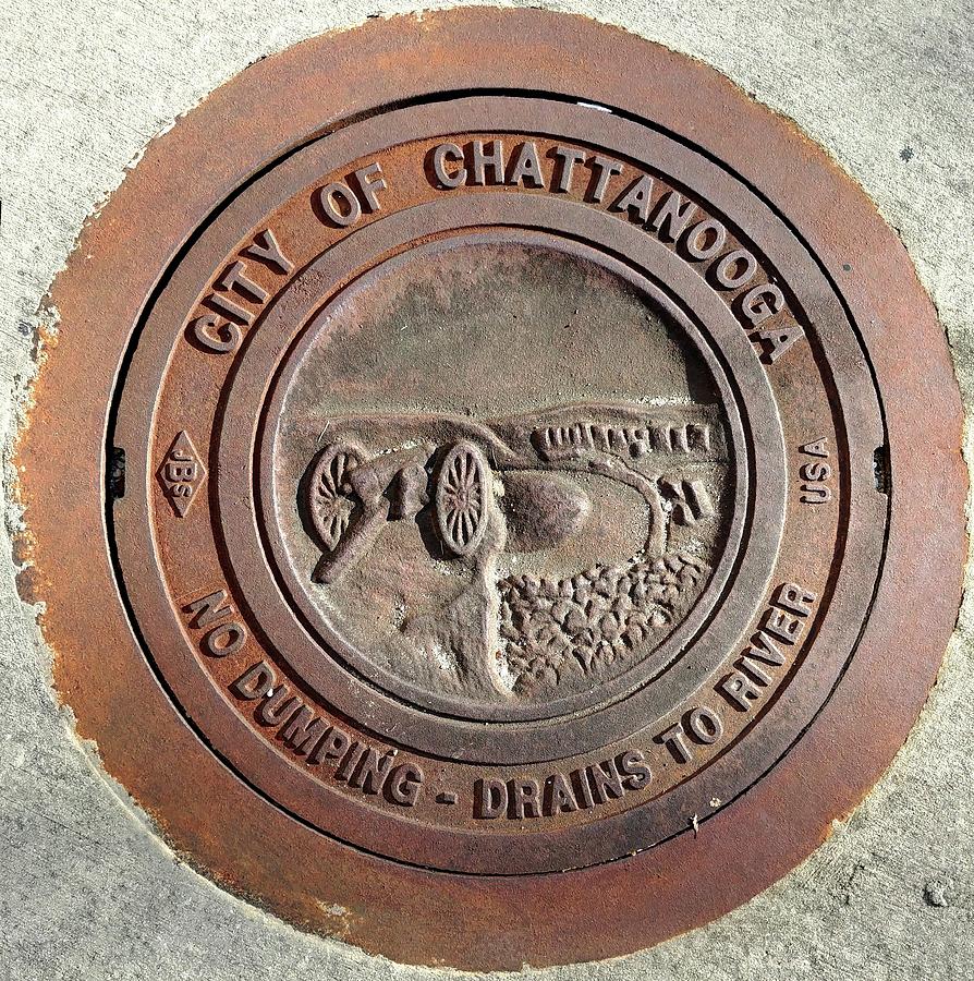 Chattanooga Manhole Cover Photograph by Vincent Green