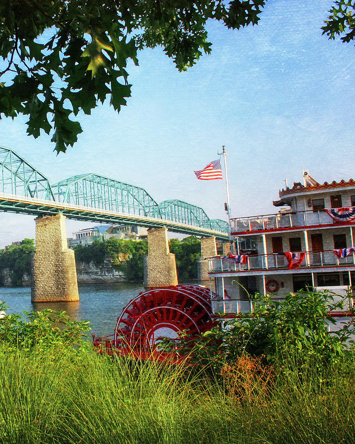 Chattanooga Riverfront on the Fourth of July Photograph by Jennifer