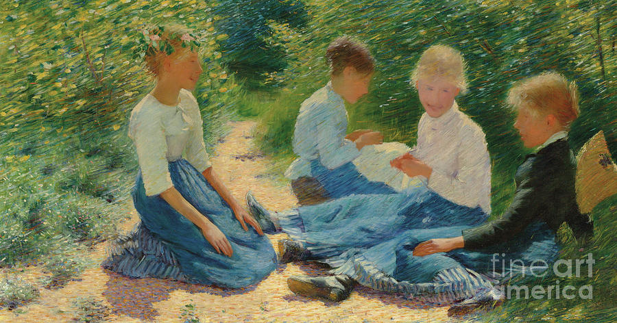 Chatterboxes, 1886 Painting by Philip Wilson Steer
