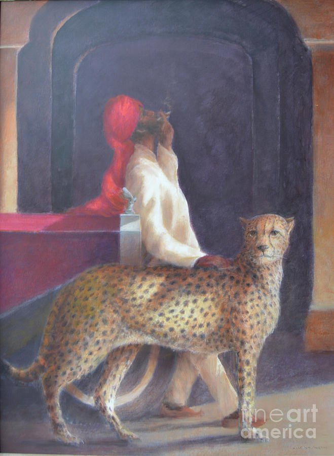 Chauffeur + Cheetah Painting by Lincoln Seligman