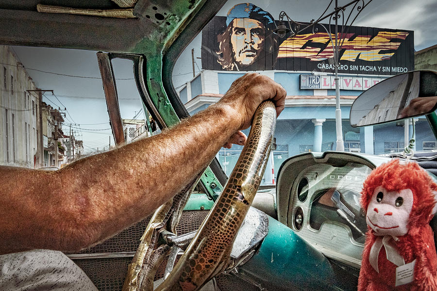 Taxi Driver Photograph - Che And The Taxidriver by Andreas Bauer