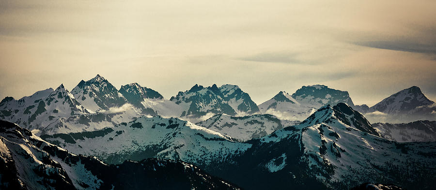 Cheam Mountain Range Photograph by Christopher Kimmel