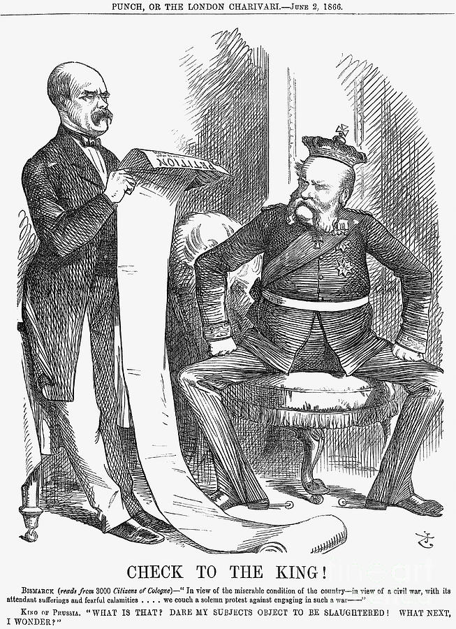 Check To The King, 1866. Artist John Drawing by Print Collector