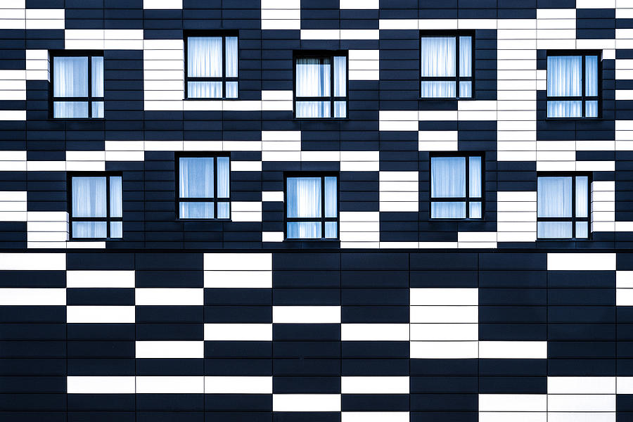 Architecture Photograph - Checkerboard by Linda Wride