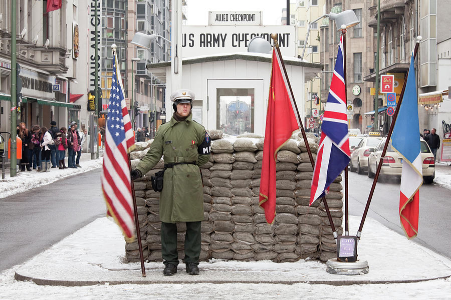 Checkpoint Charlie, Berlin, Germany Photograph by David Clapp