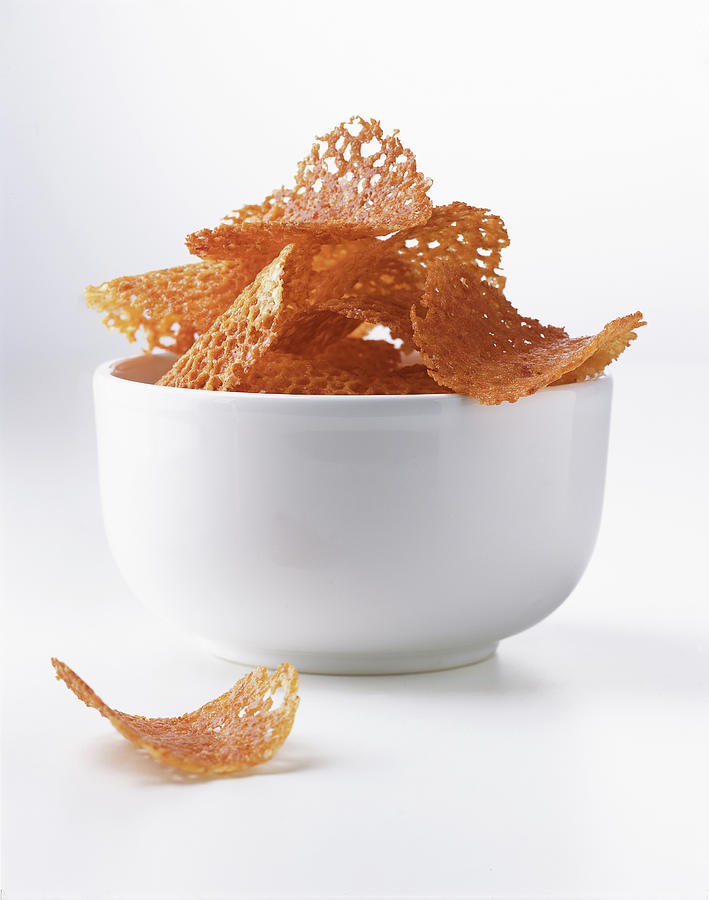 Cheddar Cayenne Chips Photograph by Romulo Yanes
