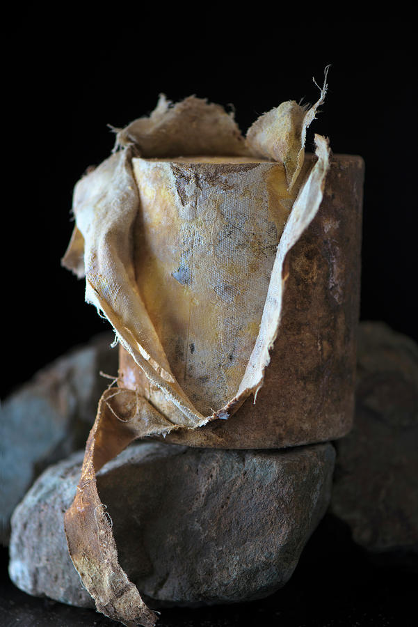 Cheddar Cheese, Half Unwrapped Photograph by Jamie Watson
