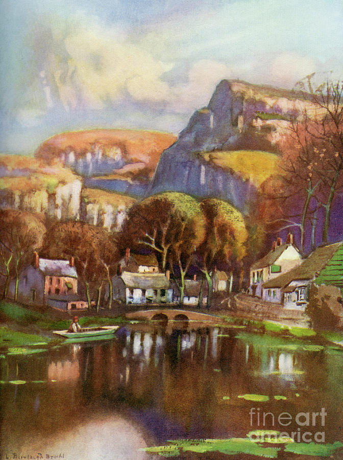 Cheddar Gorge, Somerset Drawing by Print Collector