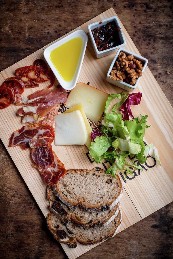 Cheese And Charcuterie Platter Photograph by Nitin Kapoor