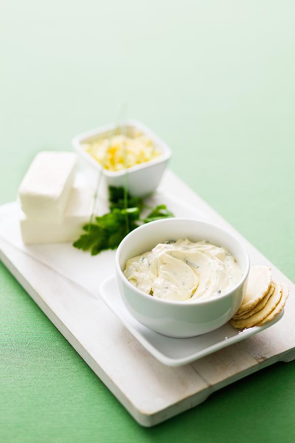 Cheese Dip And Crackers Photograph by Young, Andrew | Fine Art America