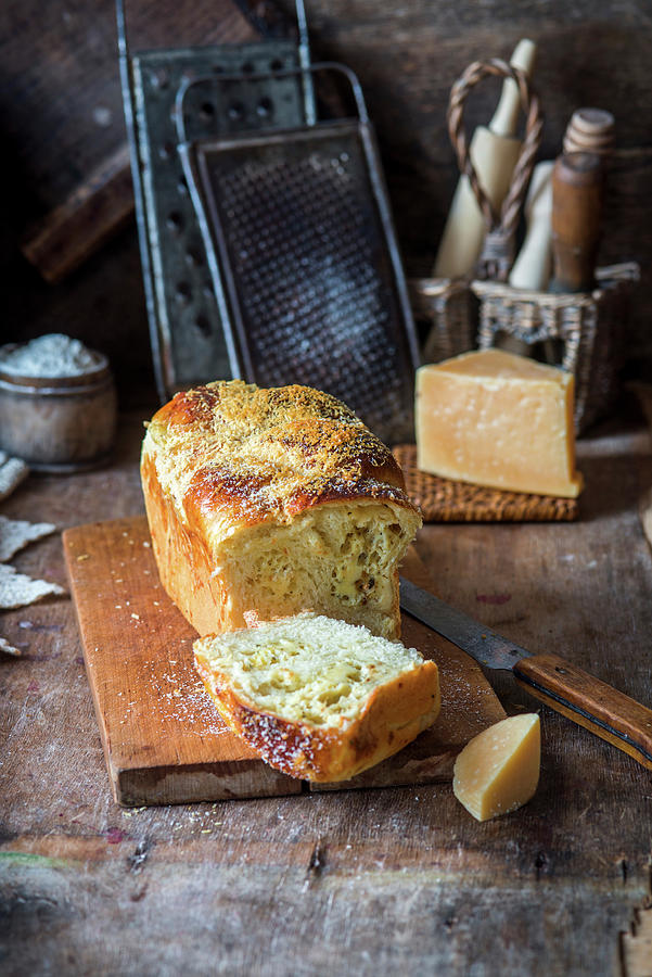 Cheese Stuffed Bread Photograph by Irina Meliukh