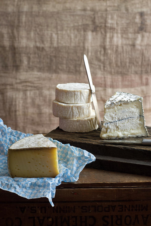 Cheeses Photograph by Melina Hammer