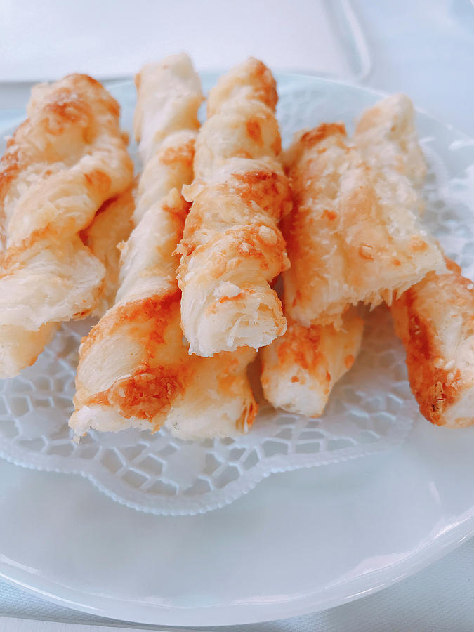 Cheesy Flaky Fingers Photograph by Eising Studio